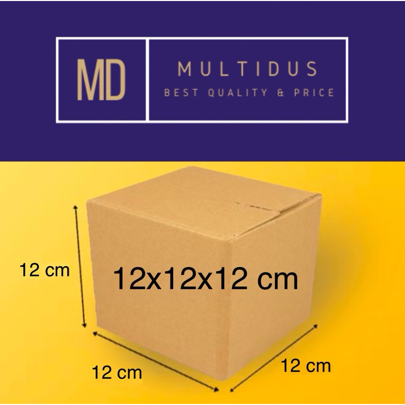 

Kardus Packing 12x12x12 cm - Dus Packaging Kemasan Karton Box Murah Baru