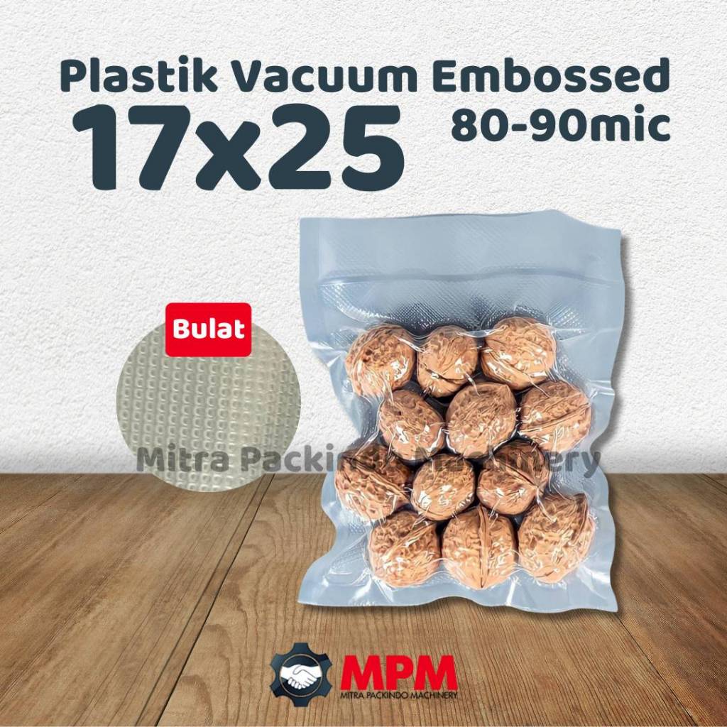ECER Plastik Vacuum 17x25 Emboss Vakum TERMURAH Embossed