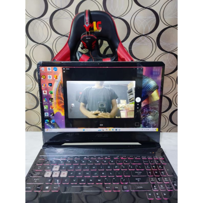 Asus Tuf FX505dt Ryzen 7 Ram 16gb Ssd+Hdd Dual VGA Nvidia Siap Pakai Fitur Lengkap COD Murah Siap
