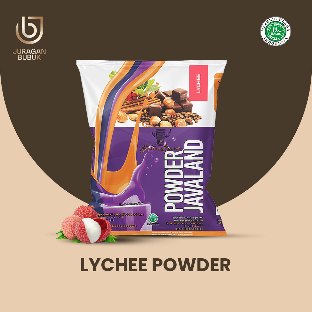 

Lychee Powder Drink Bubuk Minuman Rasa Lychee 1kg Javaland