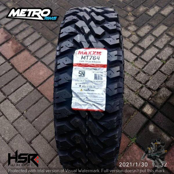 ban mobil import offroad ring 17 265/65 8PR merk maxxis MT764 ukuran 265 65 R17 ban mobil pajero
