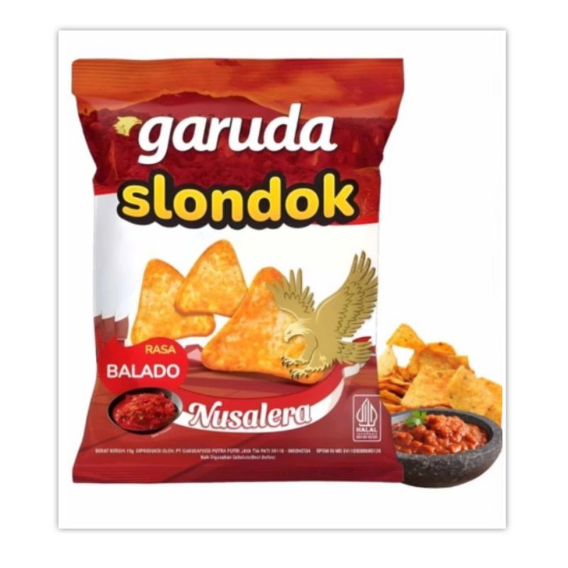 

Garuda Slondok Nusalera Rasa Balado 50 gr Snack Kerupuk Keripik Cemilan