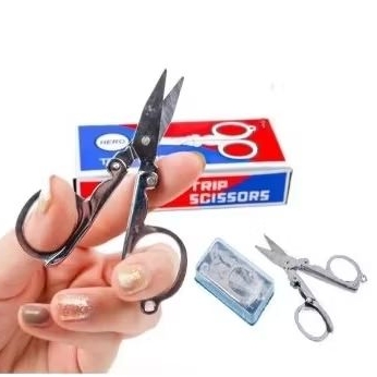 

GUNTING POTONG KECIL LIPAT (SATUAN) HERO TRIP SCISSORS || GUNTING LIPAT MINI STAINLEES TAJAM MURAH