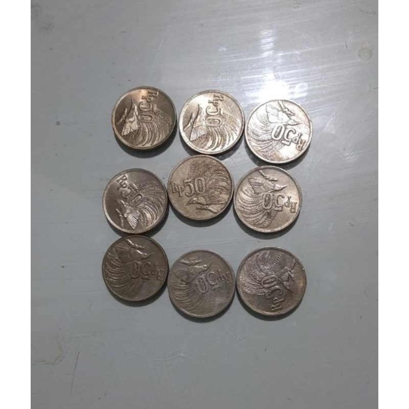 uang logam kuno indonesia / coin 50 Rupiah tahun 1971