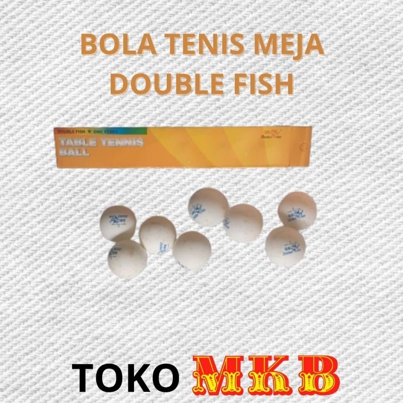 Bola tenis meja "DOUBLE FISH" isi 6