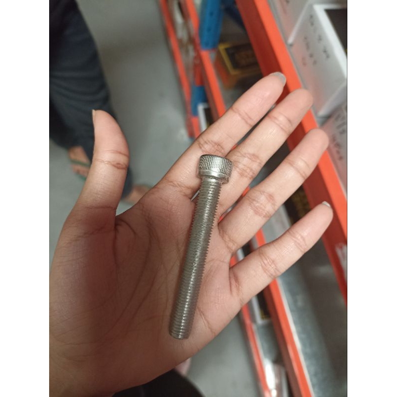 Baut L ss304 m12x100