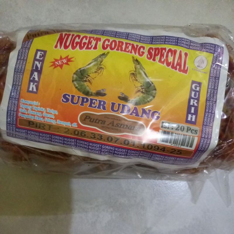 

Nugget Goreng Spesial 1pak isi 20 bks