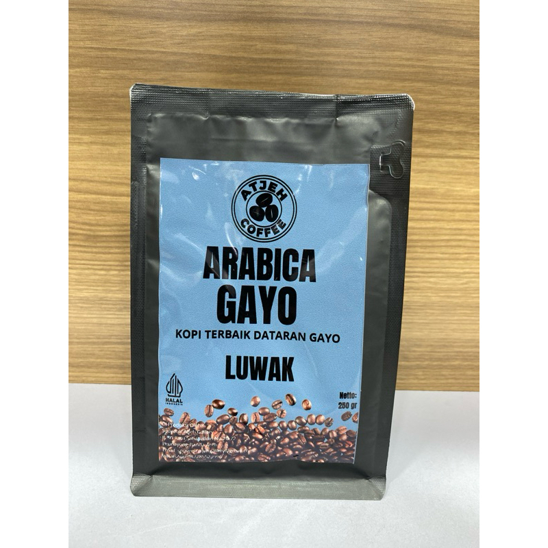 

Arabica Gayo Luwak Asli ATJEH COFFEE 250gr