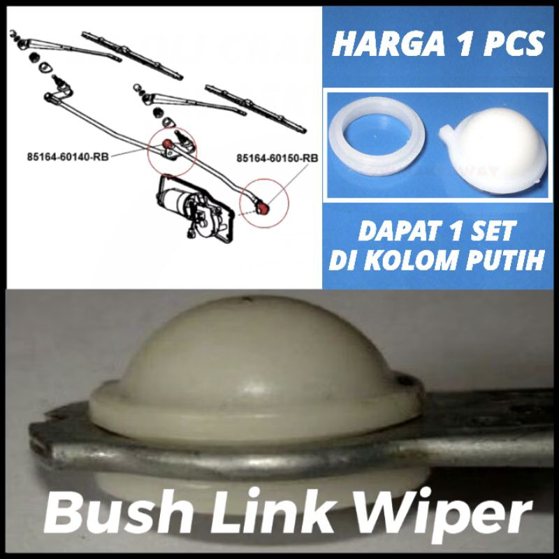 Bush Link Wiper Crv 2007 2008 2009 2010 2011 2012, Crv Gen 3