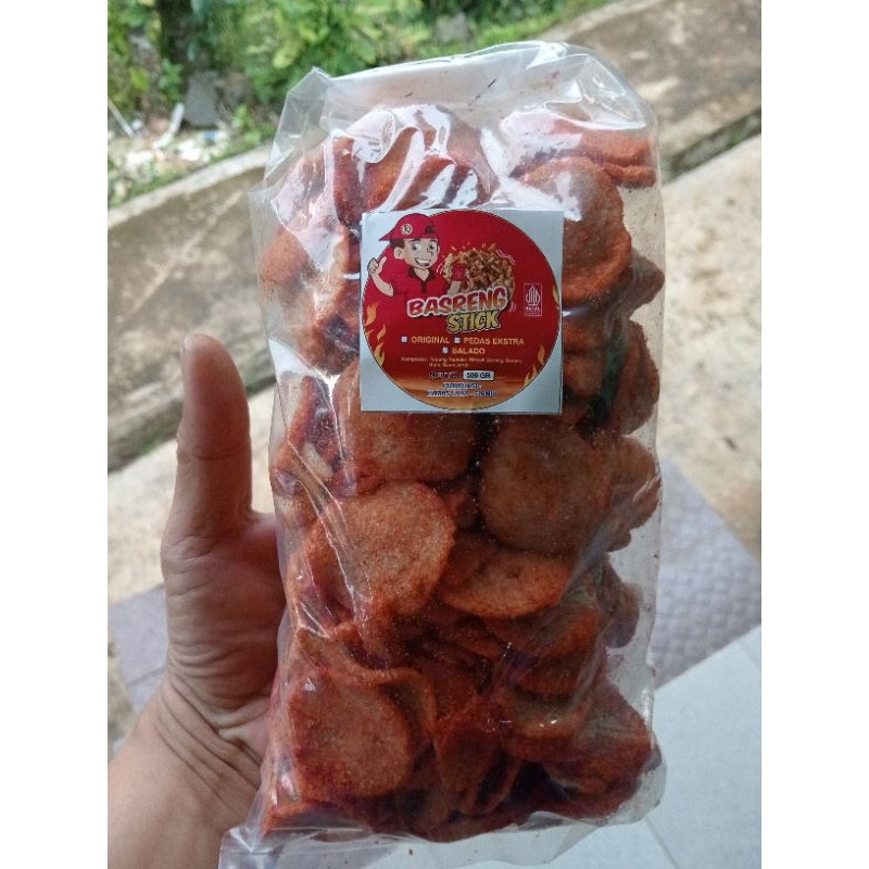 

Basreng pedas Balado Gurih 250gr