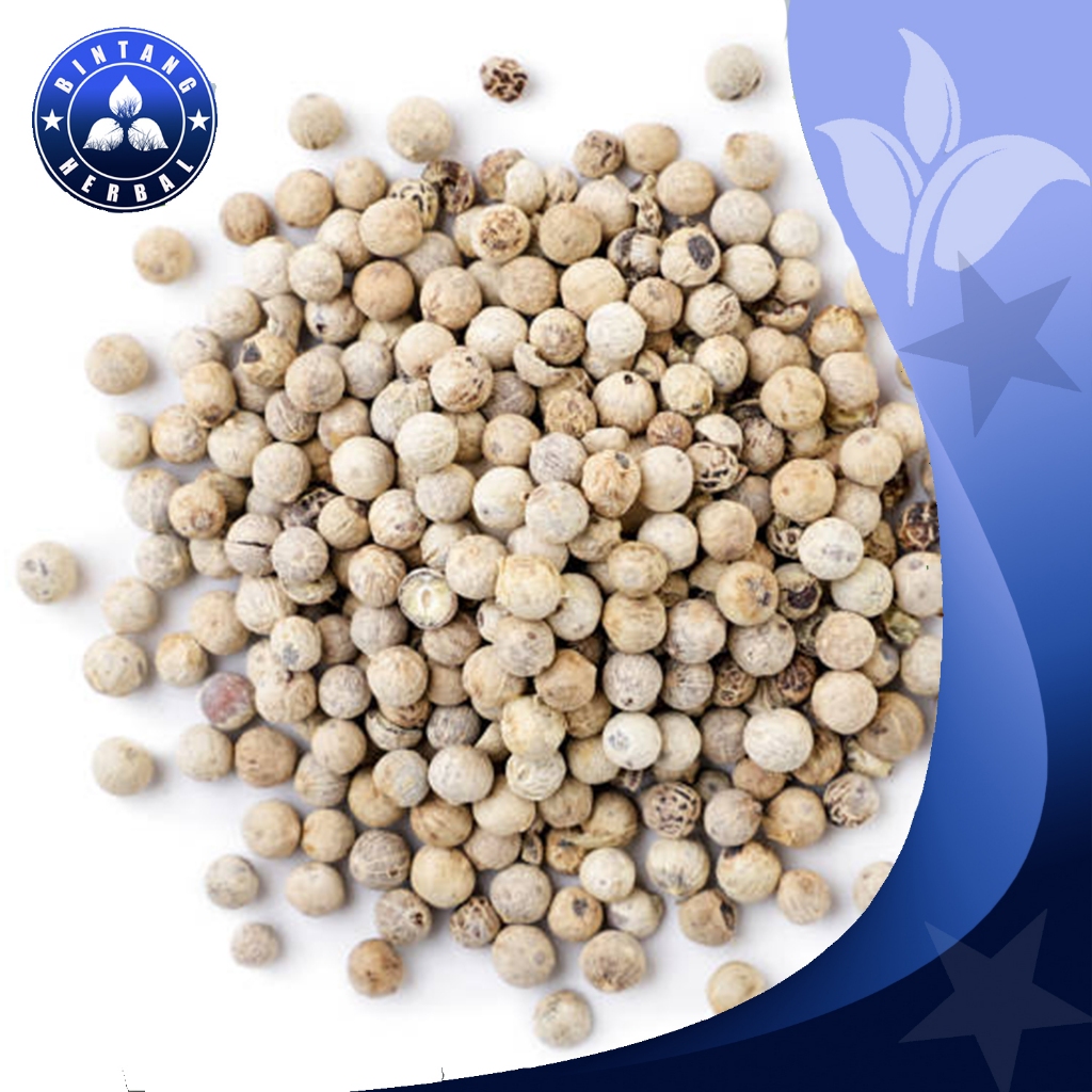 

READY BIJI LADA \ BIJI LADA PUTIH \ BIJI LADA KERING \ MERICA PUTIH 100 GRAM - BINTANG HERBAL