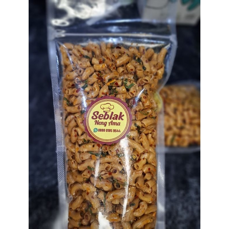 

Seblak kering (sebring) makaroni