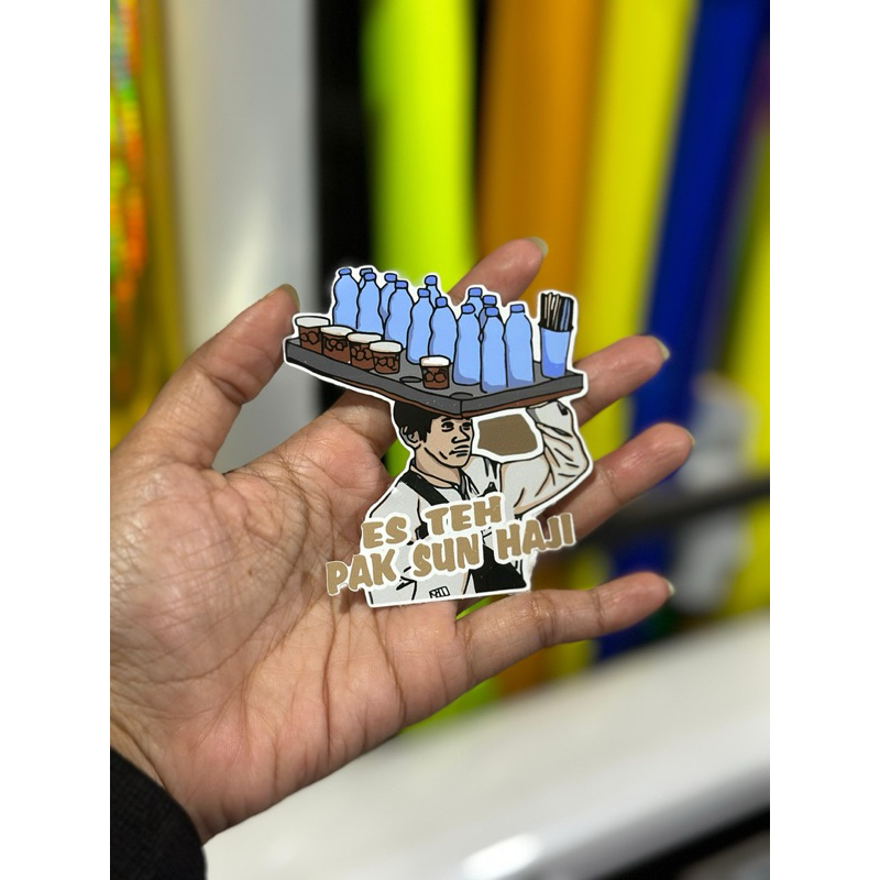 

STIKER BAKUL ES TEH VIRAL STICKER PENJUAL ES TEH