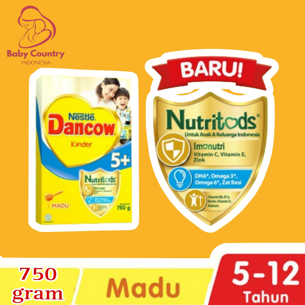 

Nestle Dancow 5+ Susu Pertumbuhan Rasa Madu 5-7 Tahun 750gr dan 350gr