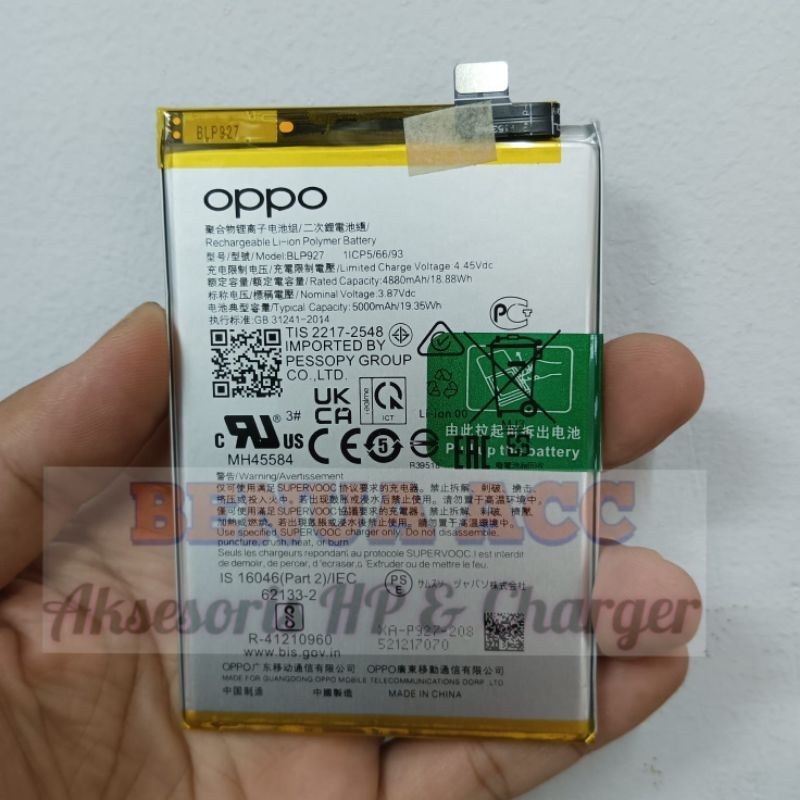 Baterai Batre Opo A77S ( BLP927 )