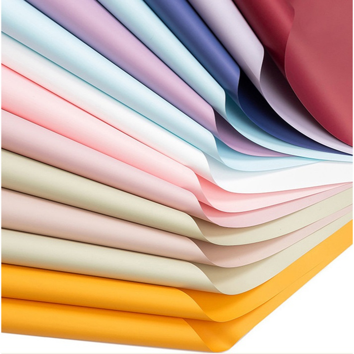 

[DZ] FL003 - Flower Wrapping Paper Full Color Cellophane Kertas Buket Bunga Warna Solid Bungkus / Kertas Kado