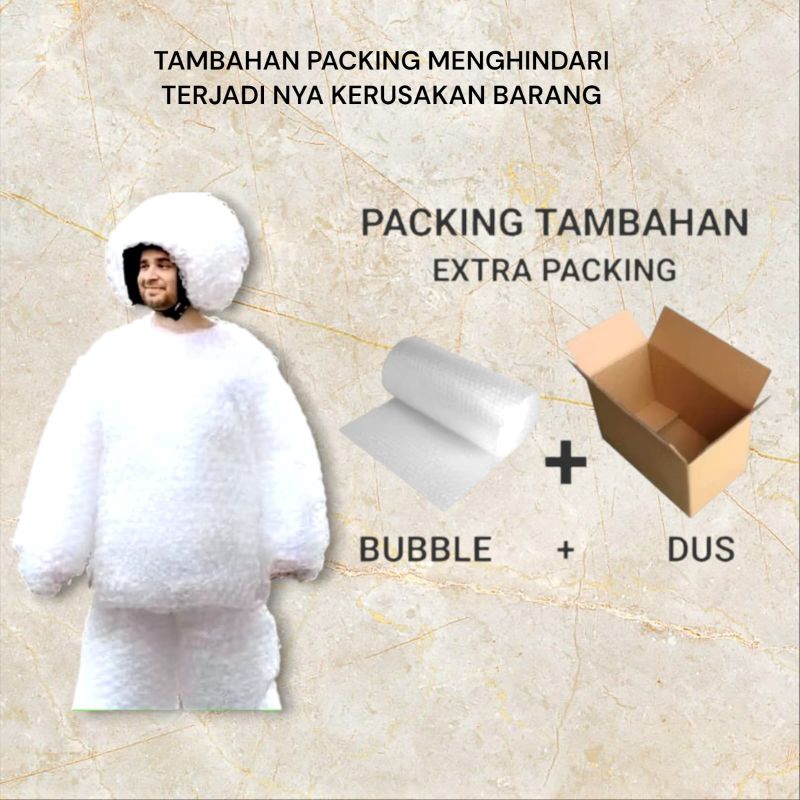 

Tambahan Packing Bubble wrap Khusus Untuk Order Produk Kami