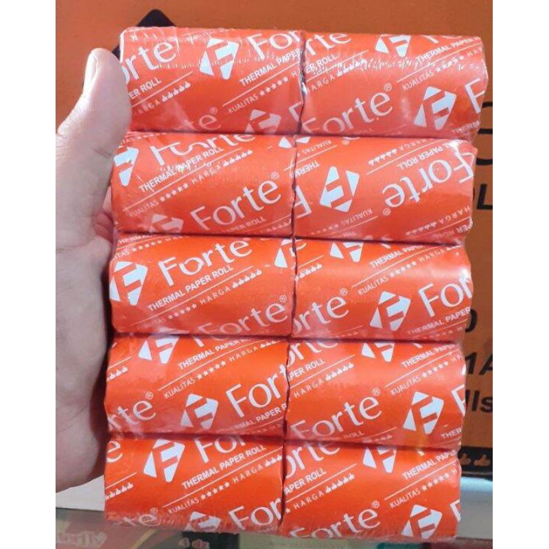 

Kertas Thermal Struk Kasir (5rol)/ Kertas Kasir 80×80mm Forte
