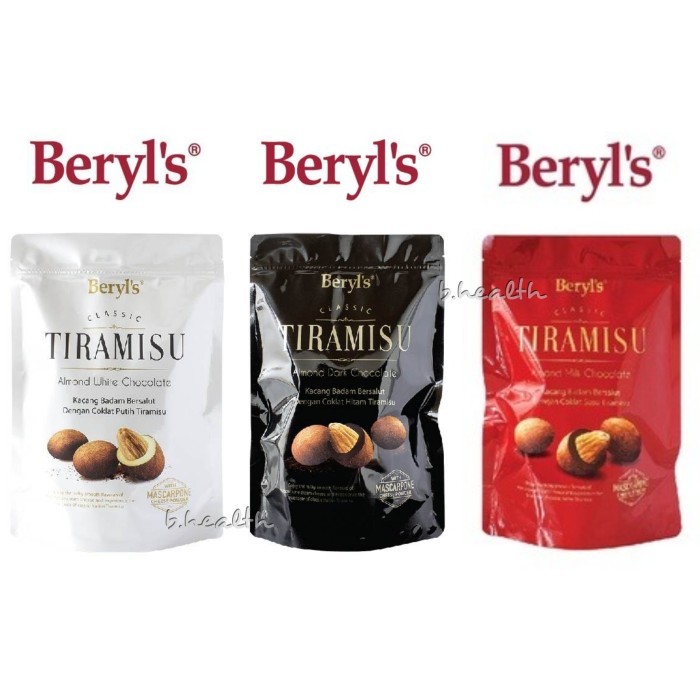 

(SATUAN) Beryl's Classic Tiramisu Almond Chocolate SATUAN original oleh-oleh Malaysia Coklat Halal