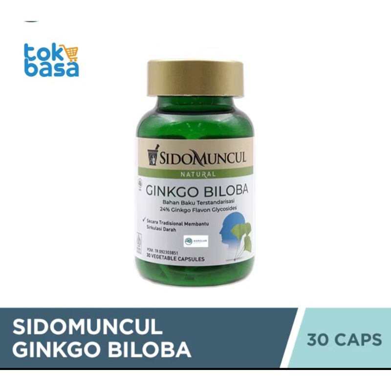 SidoMuncul Ginkgo Biloba 30's - Sido Muncul - Meningkatkan Daya Ingat-Vertigo-Mencegah Stroke