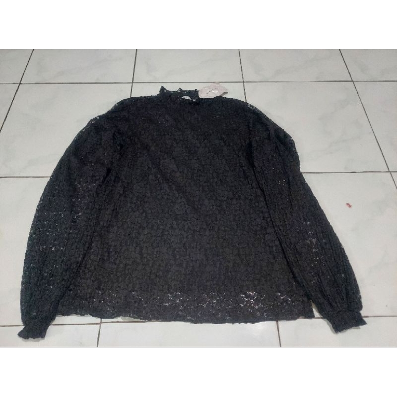 NEW TAG COLZA Blouse Brokat