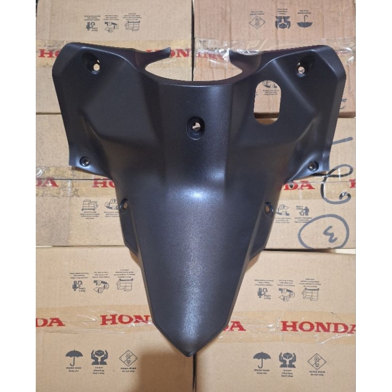 legshield leksil dalam cover kontakk tengah honda revo fit 2011-2012 original ahm honda 64310-kww-64