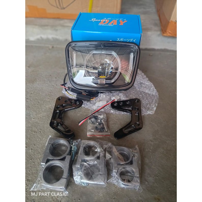 Lampu Biled Daymaker RX King Oval Biled Matrix Original CR7 Headlamp Biled RX KING Set Batok Oval