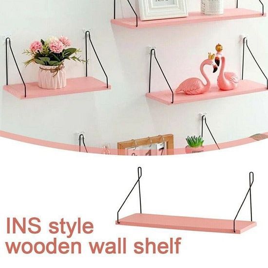 Rak Dinding Gantung Aesthetic Kamar Tidur