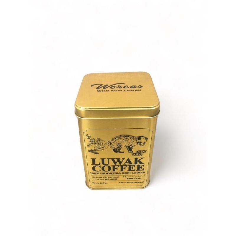 

Kopi Luwak Gold 100gr Tin can