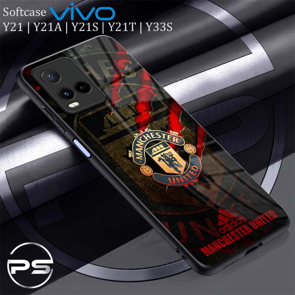 PS84 Softcase Kilau Vivo Y21 Y21A Y21S Y21T Y33S | Case Hp Vivo Y21 Y21A Y21S Y21T Y33S | Kesing Gla