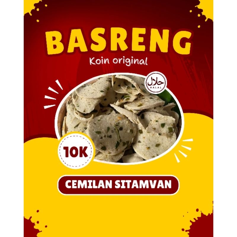 

Keripik Basreng Koin Rasa Original 200 Gram