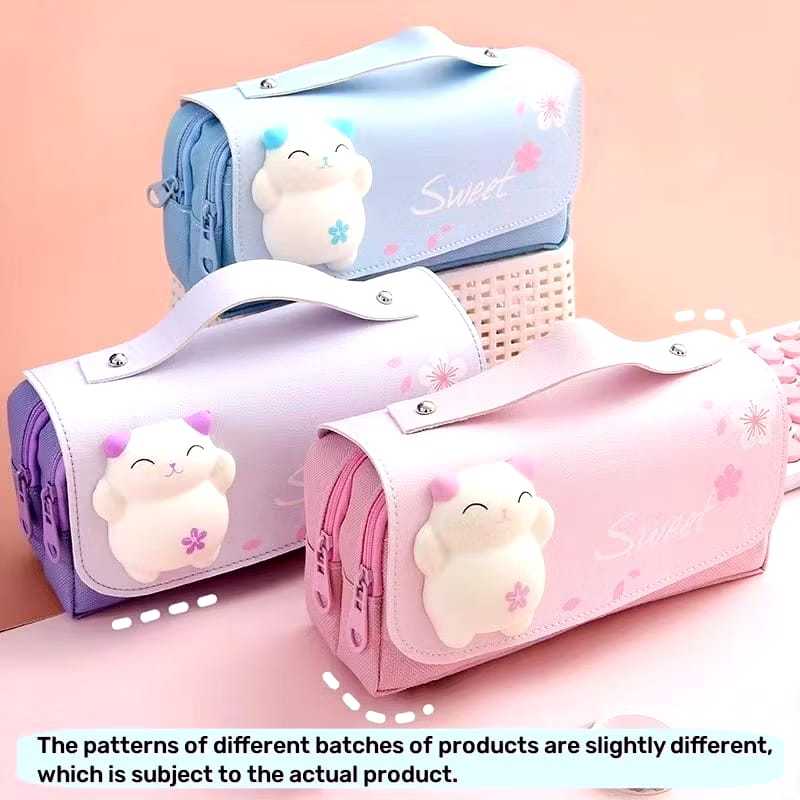 Tempat pensil simple unik lucu pencil case aesthetic premium import wadah pensil anak sekolah kado a