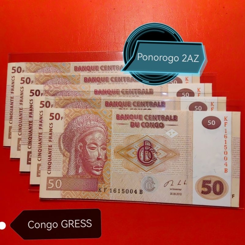 50 francs Congo asli GRESS mulus