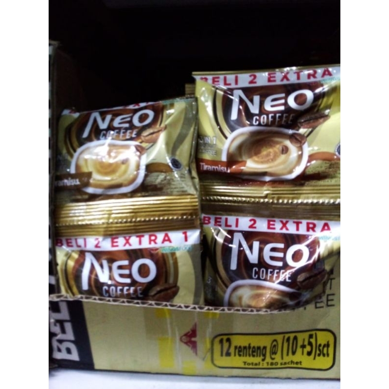 

NEO coffe tiramisu renceng 15 bungkus