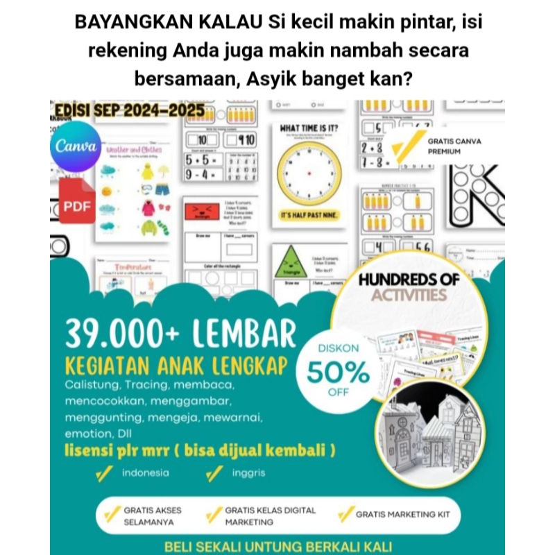 Printable Worksheet Edukatif Anak