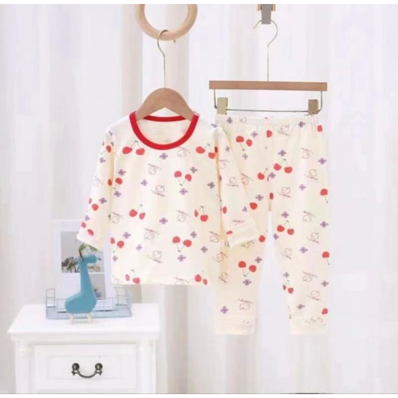 setelan baju tidur anak perempuan pp piyama size  2 sd 5th
