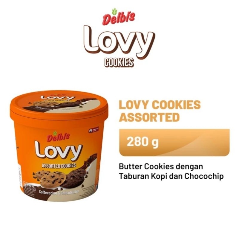 

Delbi's Lovy Cookies Assorted 280gr