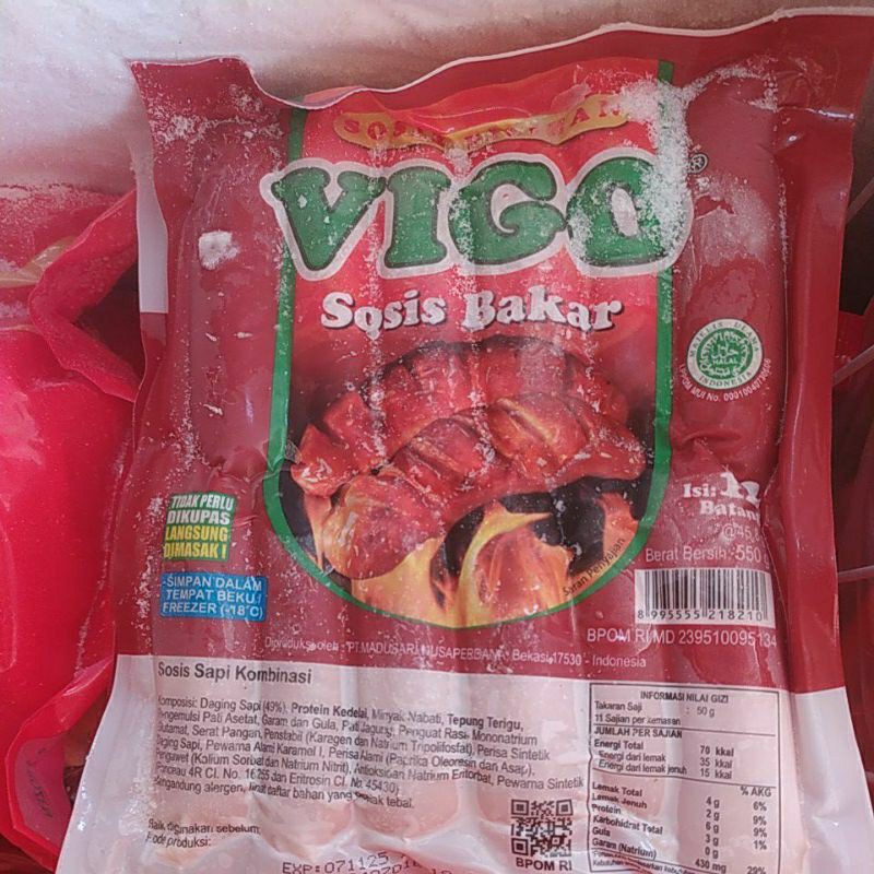 

SOSIS BAKAR VIGO 12 PCS