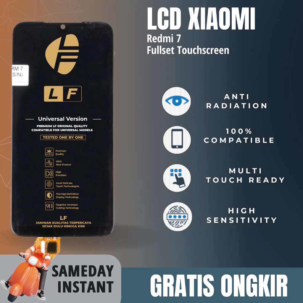 LF LCD Xiaomi Redmi 7 Fullset Touchscreen