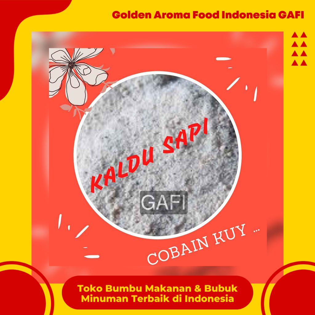 

Bumbu Tabur Rasa Kaldu Sapi 1 kg Enak Murah Lezat Halal, Beef Broth Flavor Seasoning Powder 1kg