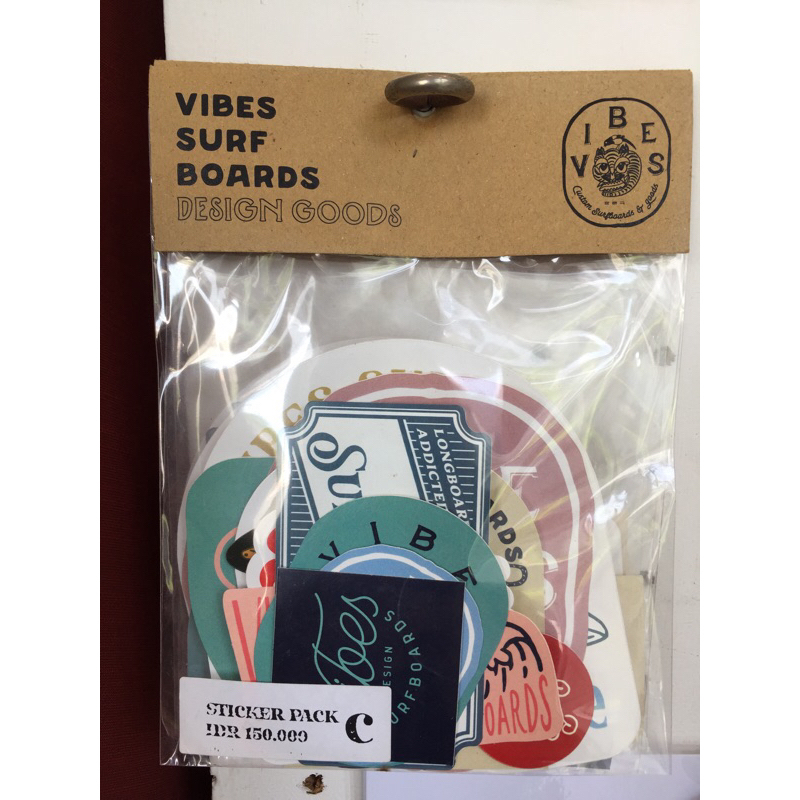 

Sticker Pack 14pc Vibs surfboards (C)