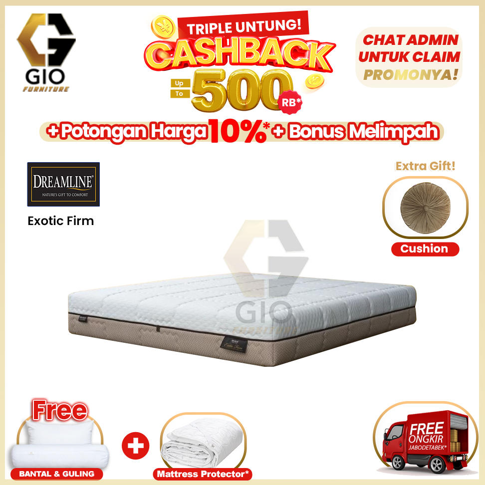 Dreamline Kasur Spring Bed Exotic Firm (Matt Only)