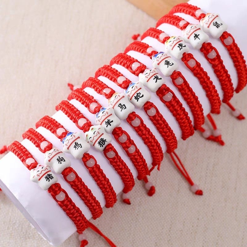 Gelang kucing hoki keberuntungan / gelang feng shui / gelang keberuntungan / lucky bracelet