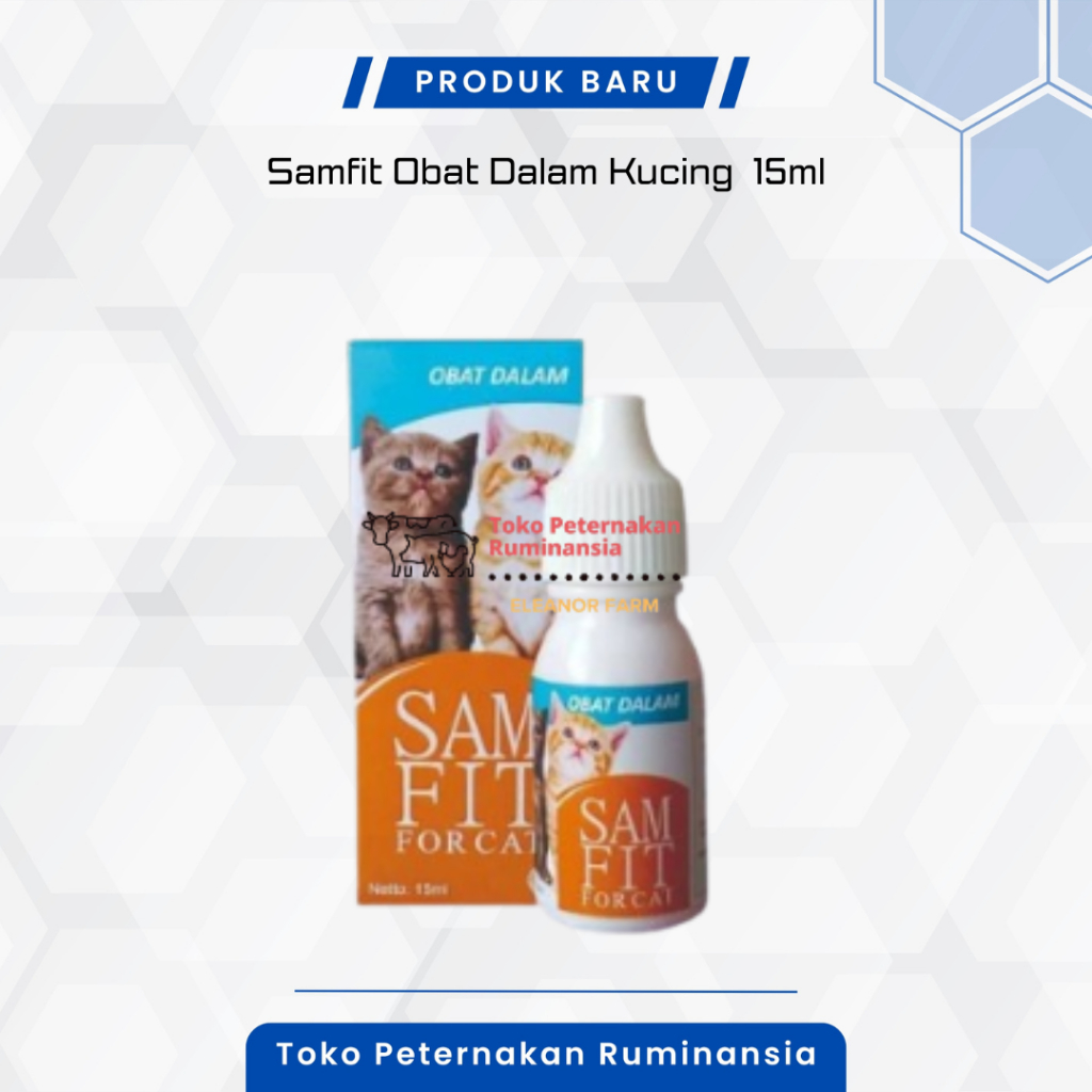 Samfit Obat Dalam Kucing Obat Diare Kucing Muntah Lemas Tidak Mau Makan Sakit Mencret Flu Kitten Dew