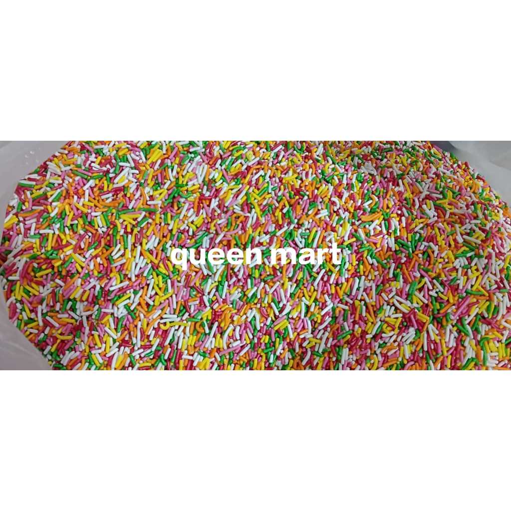 

Meses Meises Warna Warni Merk Dunia Mesis Rainbow Topping Murah