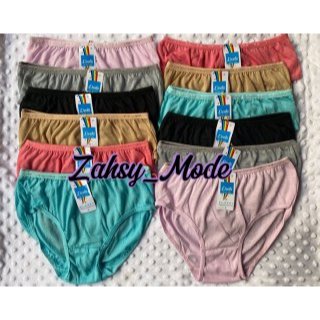 PROMO TERLARIS Celana Dalam Wanita 1 Lusin Celana Dalam Motif Polos Celana Dalam Wanita Premium