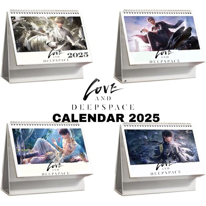 

love and deepspace 2025 Calendar sylus rafayel calendar zayne calendar KPOP CALENDAR ANIME CALENDAR COSTUME weebs.isekai
