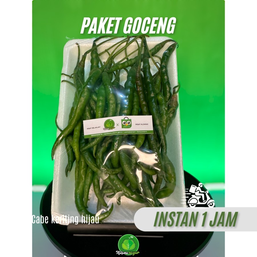 

Paket Goceng Cabe keriting hijau 1 pcs