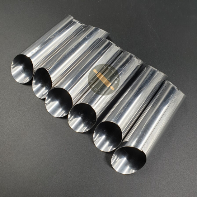 STAINLESS STEEL PASTRY HORN 6 PCS - (BARANG CACAT)