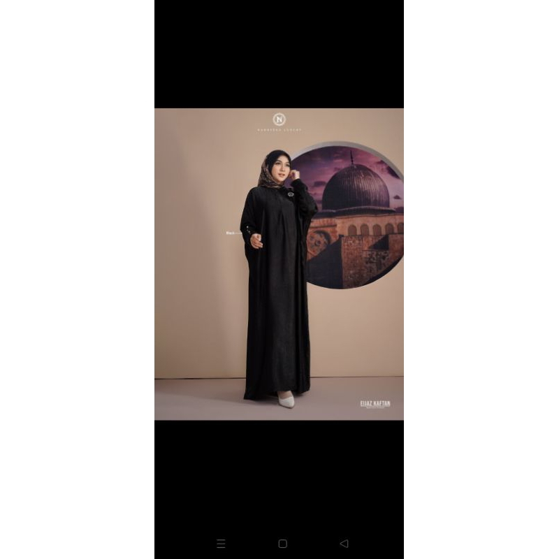 EIJAZ KAFTAN BY NADHEERA / BAJU GAMIS POLOS / KAFTAN SIMPLE